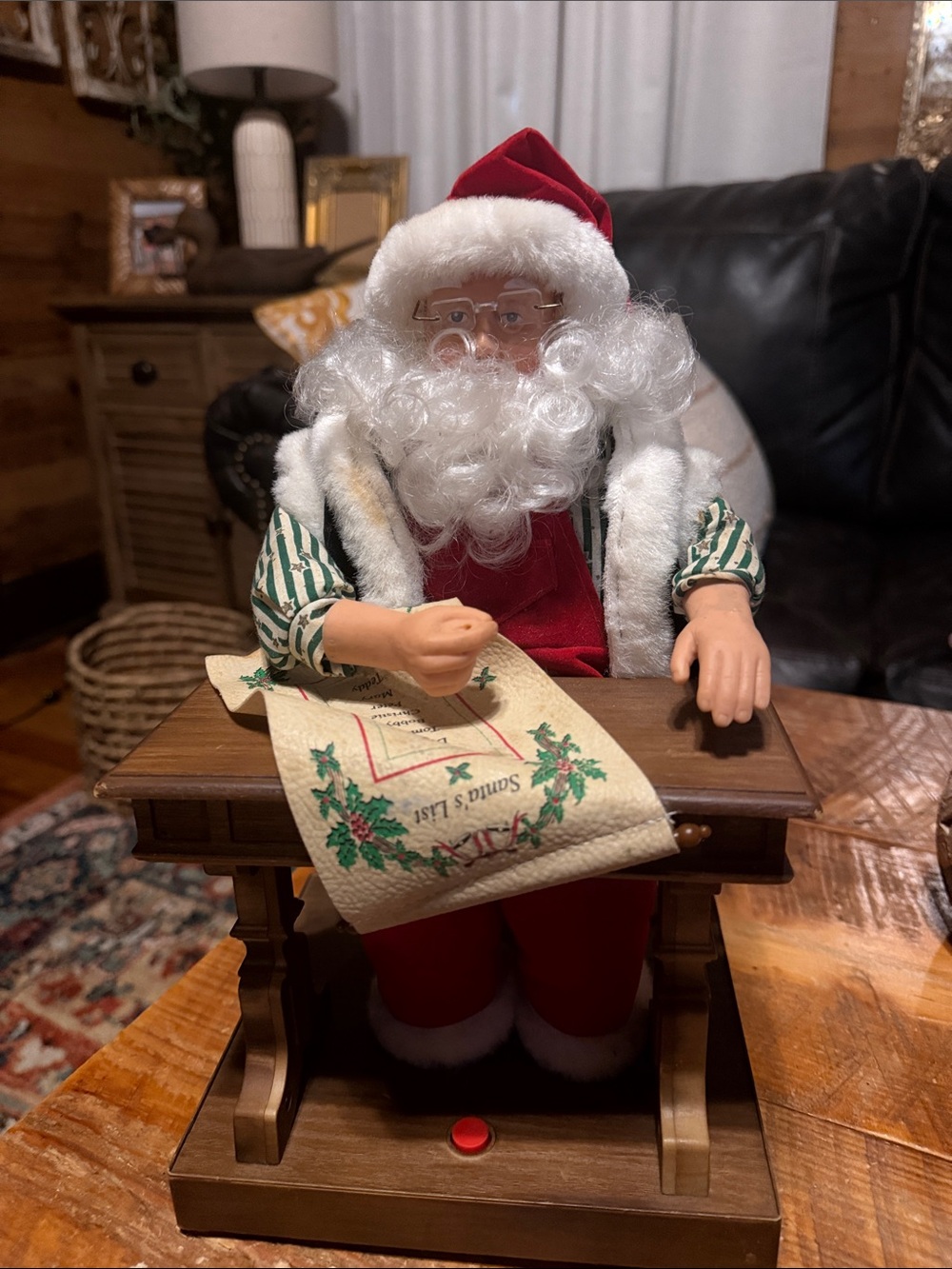 Vintage 1990s Animated Gemmy musical Santa Clause
